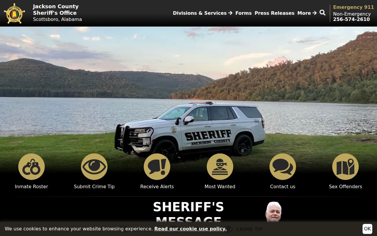 Jackson County arrest records Sheriff's Office source