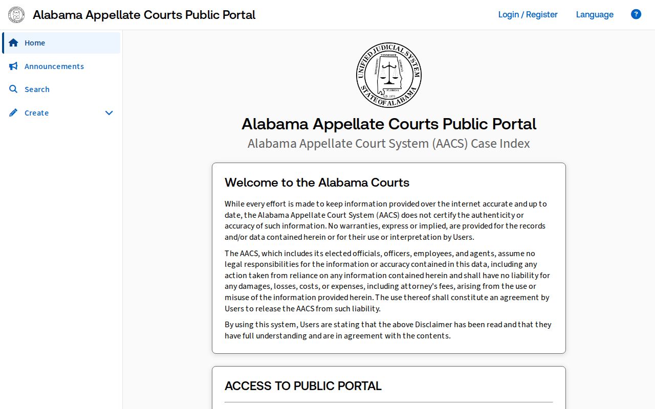 Jackson County appellate court records public portal