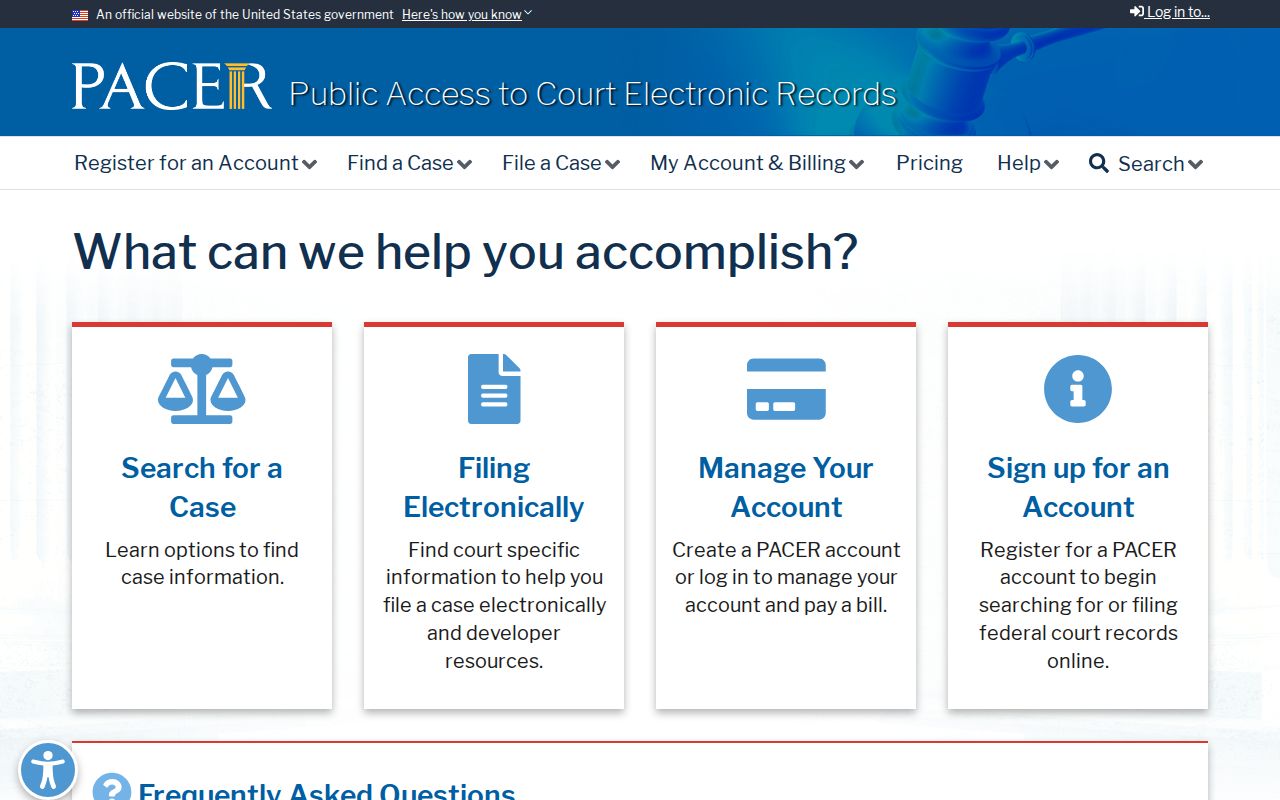 Jackson County federal court records PACER access